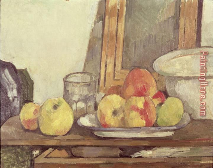 Paul Cezanne Still Life with Open Drawer